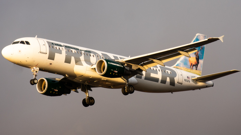 Photo of N213FR - Frontier Airlines Airbus A320 at PHL on AeroXplorer Aviation Database