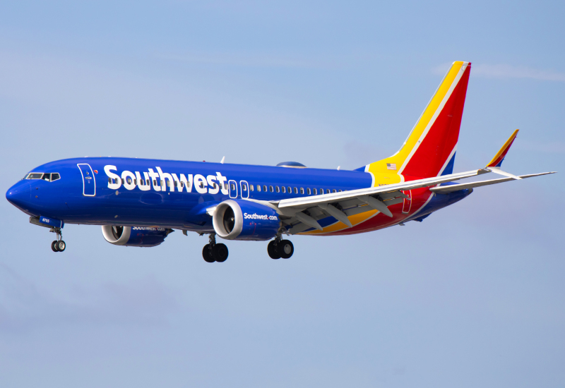 Photo of N8705Q - Southwest Airlines Boeing 737 MAX 8 at SAN on AeroXplorer Aviation Database