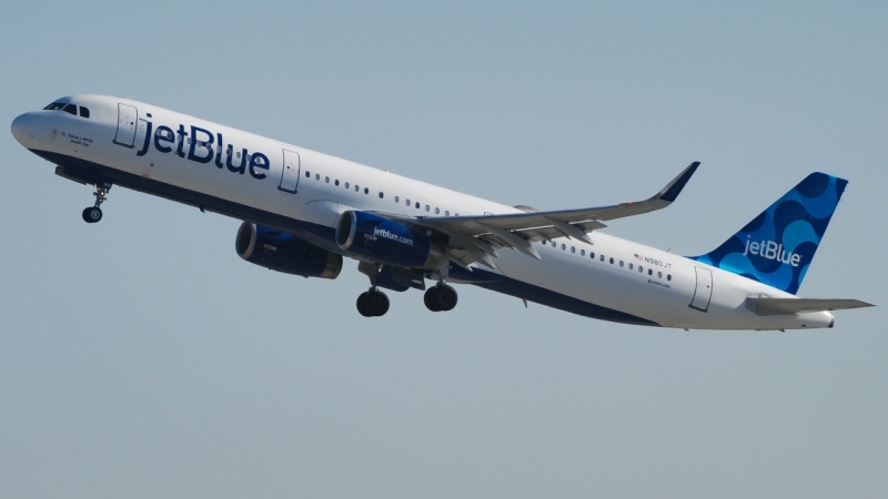 Photo of N980JT - JetBlue Airways Airbus A321-200 at LAX on AeroXplorer Aviation Database