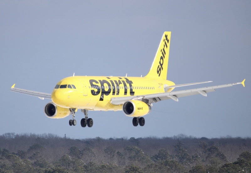 Photo of N532NK - Spirit Airlines Airbus A319-100 at ACY on AeroXplorer Aviation Database