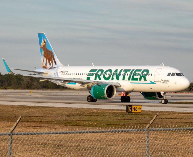 Photo of N387FR - Frontier Airlines Airbus A320NEO at MCO on AeroXplorer Aviation Database
