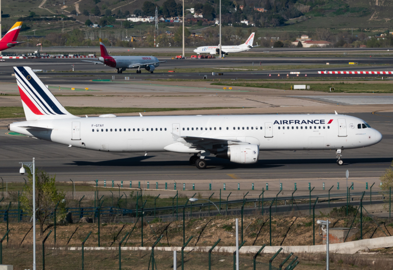 Photo of F-GTAY - Air France Airbus A321-200 at MAD on AeroXplorer Aviation Database