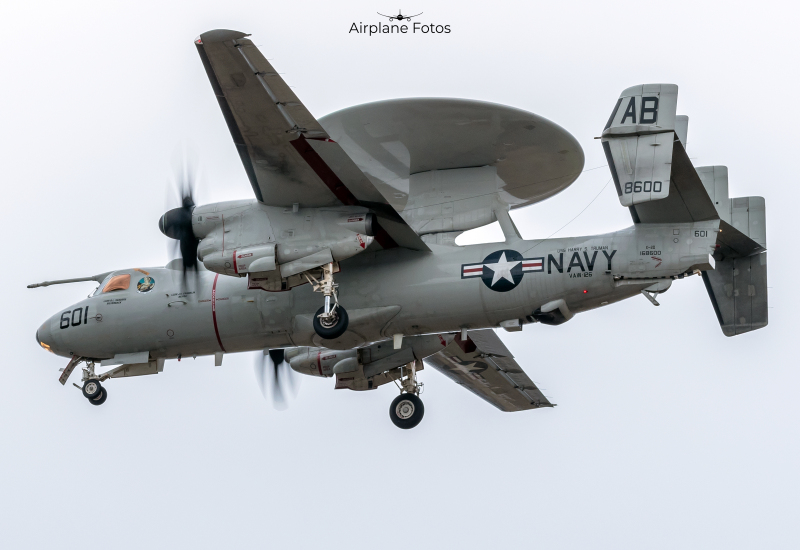 Photo of 168600 - US Navy Nothrop Grumman E-2D Hawkeye at MDT on AeroXplorer Aviation Database