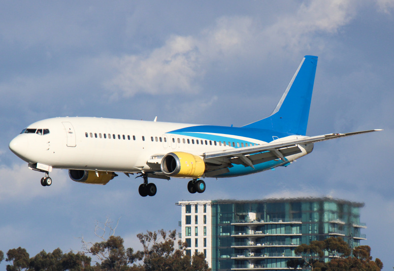 Photo of N802TJ - Swift Air Boeing 737-4B7 at SAN on AeroXplorer Aviation Database