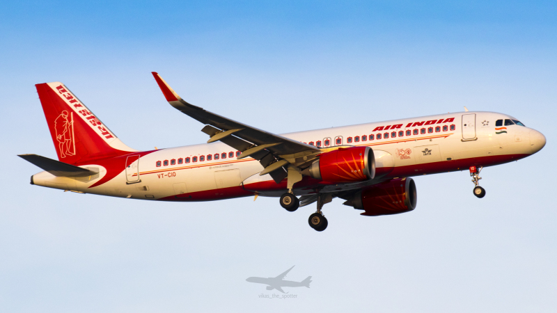 Photo of VT-CIO - Air India Airbus A320NEO at SIN on AeroXplorer Aviation Database