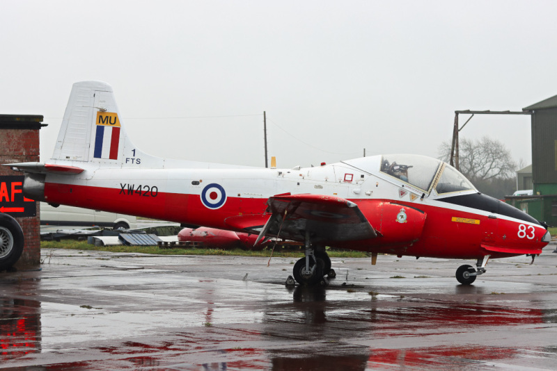 Photo of XW420 - ROTAL AIR FORCE   Hunting Percival Jet Provost T.5A at DGX on AeroXplorer Aviation Database