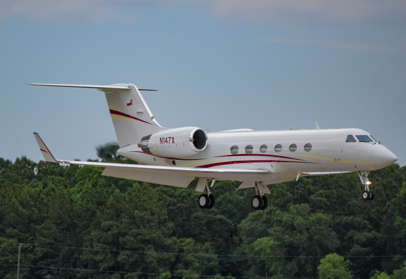 Photo of N147X - PRIVATE Gulfstream IV at CXO on AeroXplorer Aviation Database
