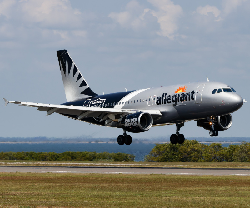 Photo of N328NV - Allegiant Air Airbus A319 at PIE on AeroXplorer Aviation Database