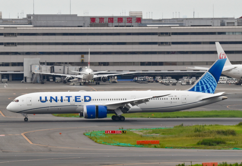 Photo of N29981 - United Airlines Boeing 787-9 at HND on AeroXplorer Aviation Database