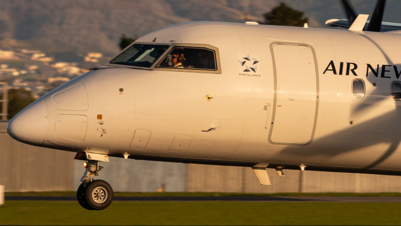 Photo of ZK-NEA - Air New Zealand De Havilland Dash-8 q300 at CHC on AeroXplorer Aviation Database