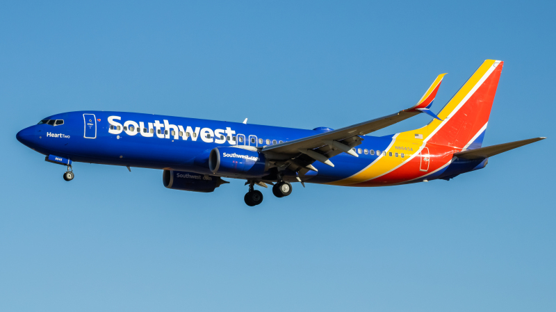 Photo of N8645A - Southwest Airlines Boeing 737-800 at BWI on AeroXplorer Aviation Database