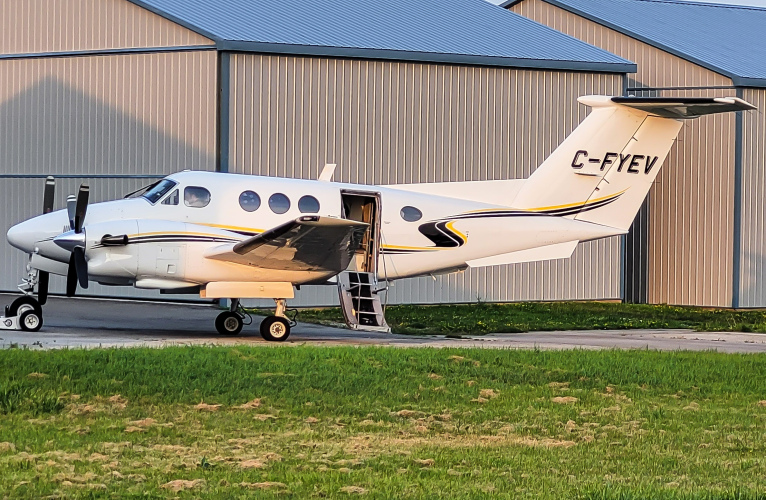 Photo of C-FYEV - PRIVATE Beechcraft F90 King air at ZBA on AeroXplorer Aviation Database