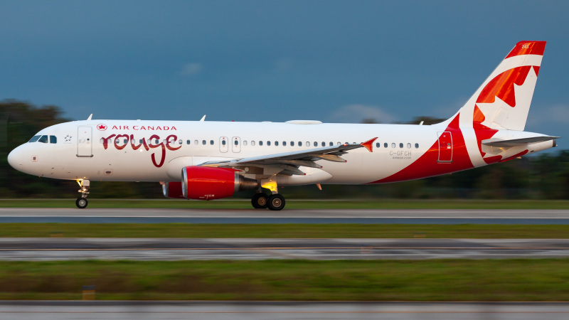 Photo of C-GFCH - Air Canada Rouge Airbus A320 at MCO on AeroXplorer Aviation Database