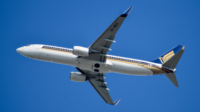 Photo of 9V-MGA - Singapore Airlines Boeing 737-800 at SIN on AeroXplorer Aviation Database