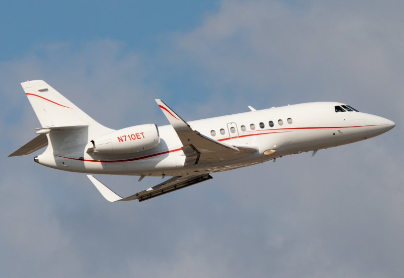Photo of N710ET - Meadow Briar LLC Dassault Falcon 2000EX at SAT on AeroXplorer Aviation Database