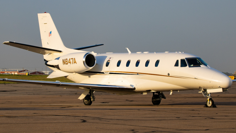 Photo of N847A - PRIVATE Cessna 560XLS Citation Excel at FNL on AeroXplorer Aviation Database
