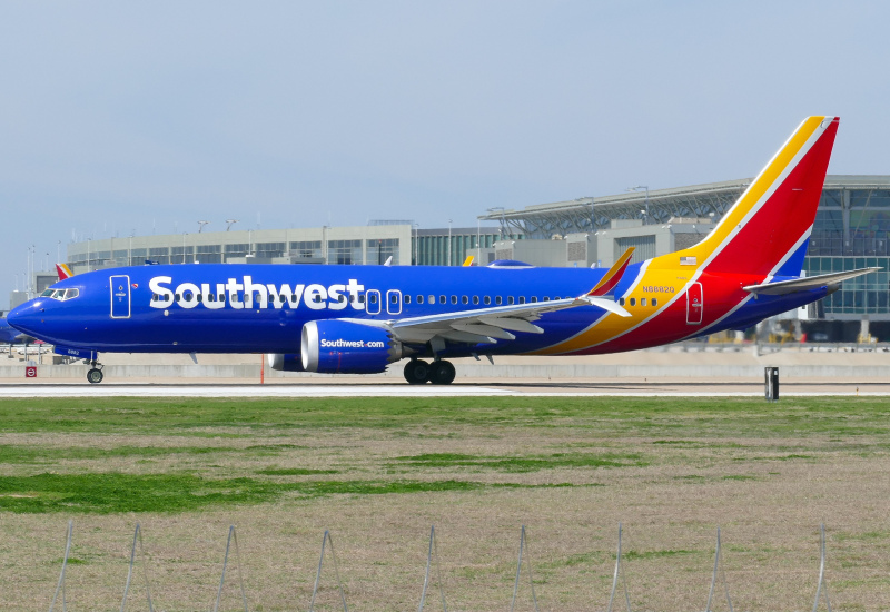 Photo of N8882Q - Southwest Airlines Boeing 737 MAX 8 at AUS on AeroXplorer Aviation Database