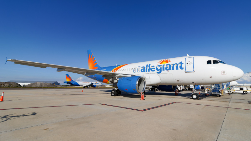 Photo of N338NV - Allegiant Air Airbus A319-112 at PIE on AeroXplorer Aviation Database