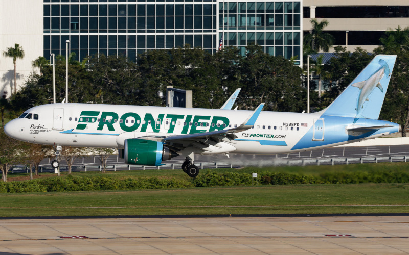 Photo of N388FR - Frontier Airlines Airbus A320NEO at TPA on AeroXplorer Aviation Database