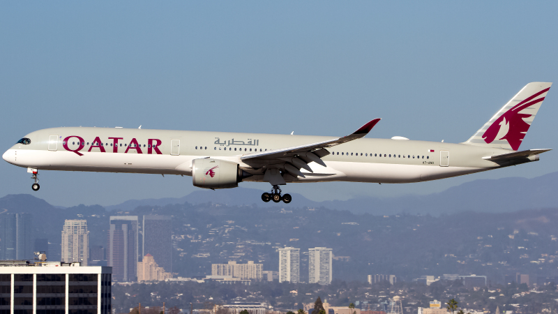 Photo of A7-ANO - Qatar Airways Airbus A350-1000 at LAX on AeroXplorer Aviation Database