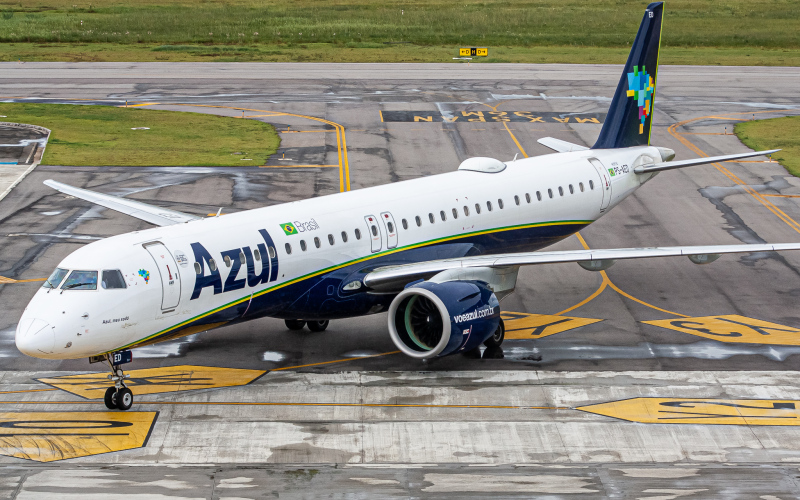 Photo of PS-AED - Azul Brazilian Airlines Embraer E195-E2 at FLN on AeroXplorer Aviation Database