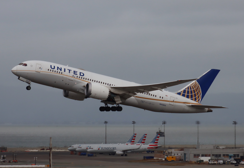 Photo of N45905 - United Airlines Boeing 787-8 at SFO on AeroXplorer Aviation Database