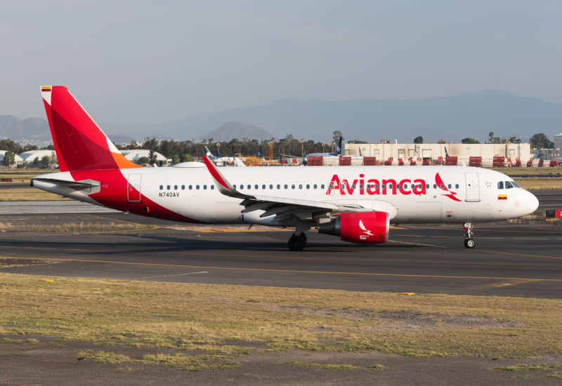 Photo of N740AV - Avianca Airbus A320 at MEX on AeroXplorer Aviation Database