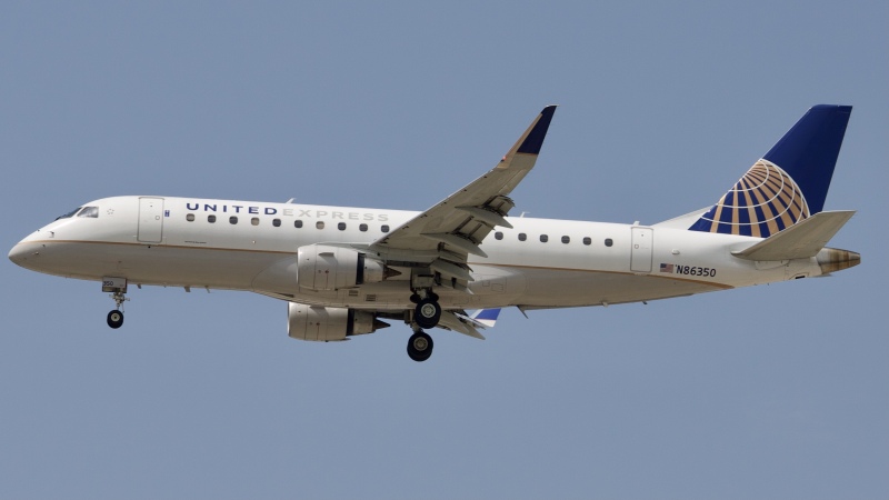 Photo of N86350 - United Express Embraer E175 at IAH on AeroXplorer Aviation Database