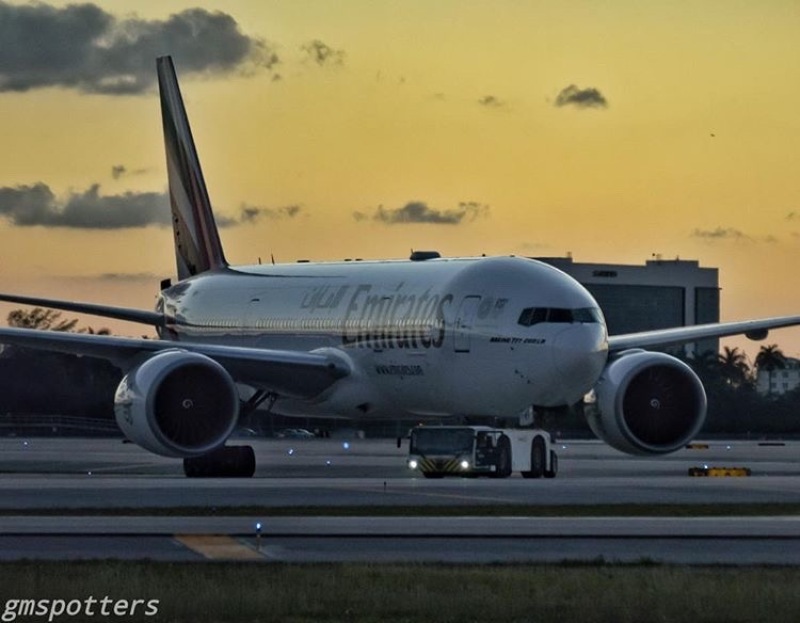Photo of N/A - Emirates Boeing 777-200 at FLL on AeroXplorer Aviation Database