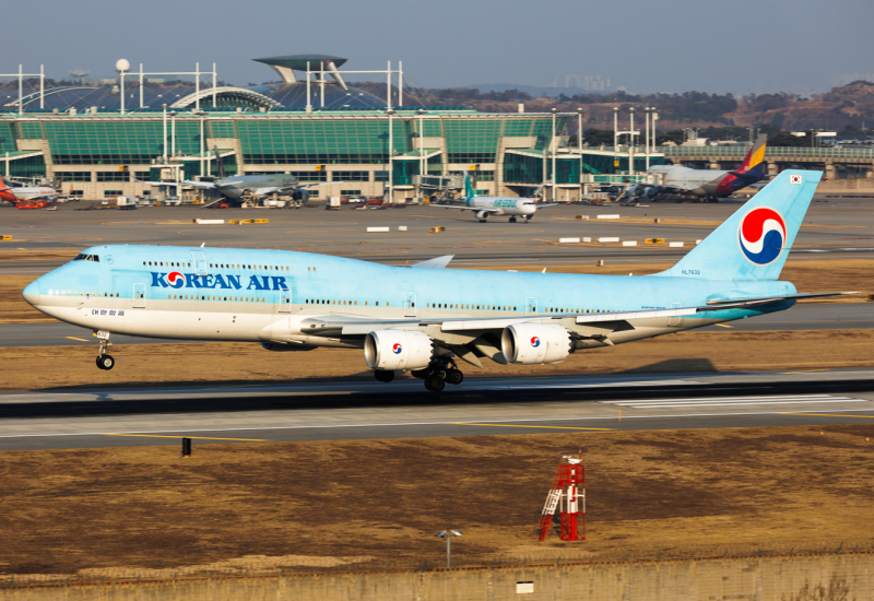 Photo of HL7632 - Korean Air Boeing 747-8i at ICN on AeroXplorer Aviation Database
