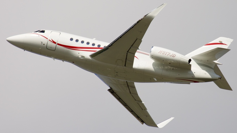 Photo of N917JD - Fly Becky's Air Dassault Falcon 2000EX at IAH on AeroXplorer Aviation Database