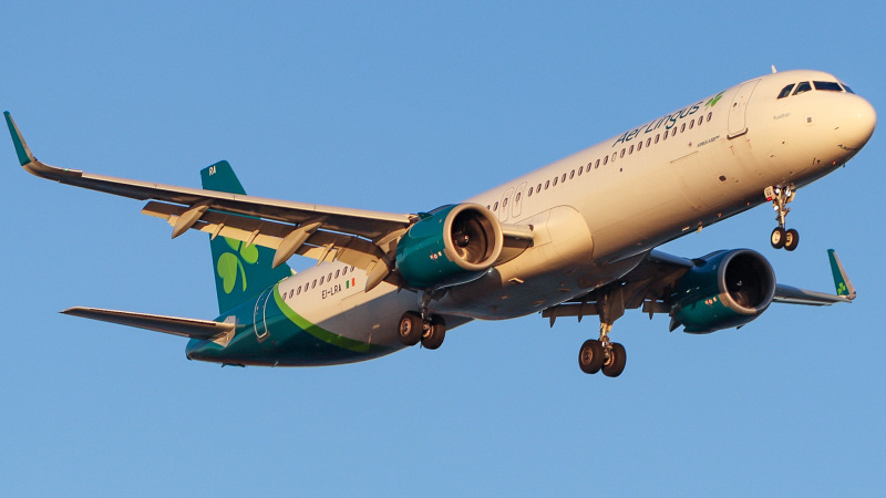 Photo of EI-LRA - Aer Lingus Airbus A321NEO at BOS on AeroXplorer Aviation Database