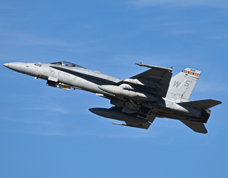 Photo of 164908 - USMC - United States Marine Corp McDonnel Douglas F/A-18 Hornet at SDM on AeroXplorer Aviation Database