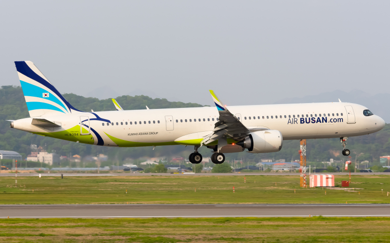 Photo of HL8394 - Air Busan A321neo at GMP on AeroXplorer Aviation Database
