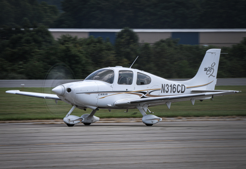 Photo of N316CD - PRIVATE Cirrus SR-22 at MGW on AeroXplorer Aviation Database