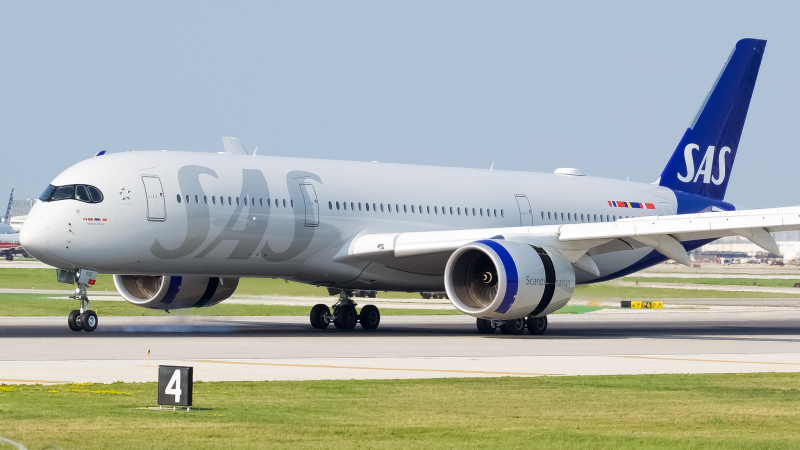 Photo of SE-RSE - Scandinavian Airlines Airbus A350-900 at ORD on AeroXplorer Aviation Database