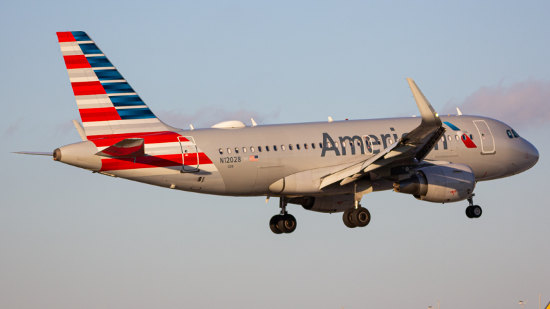 Photo of N12028 - American Airlines Airbus A319 at MIA on AeroXplorer Aviation Database