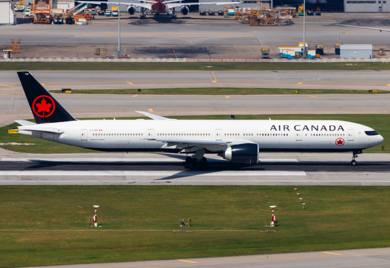 Photo of C-FJZS - Air Canada Boeing 777-300ER at HKG on AeroXplorer Aviation Database