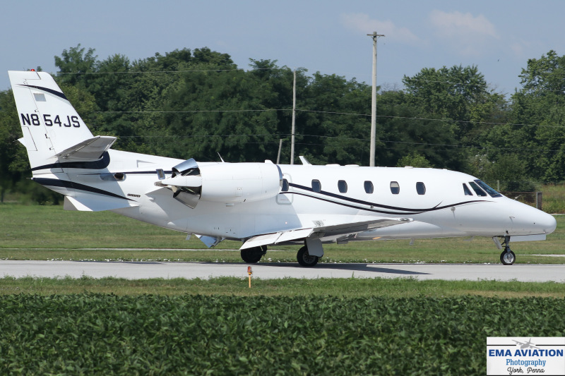 Photo of N854JS - PRIVATE Cessna Citation 560XL Excel at THV on AeroXplorer Aviation Database