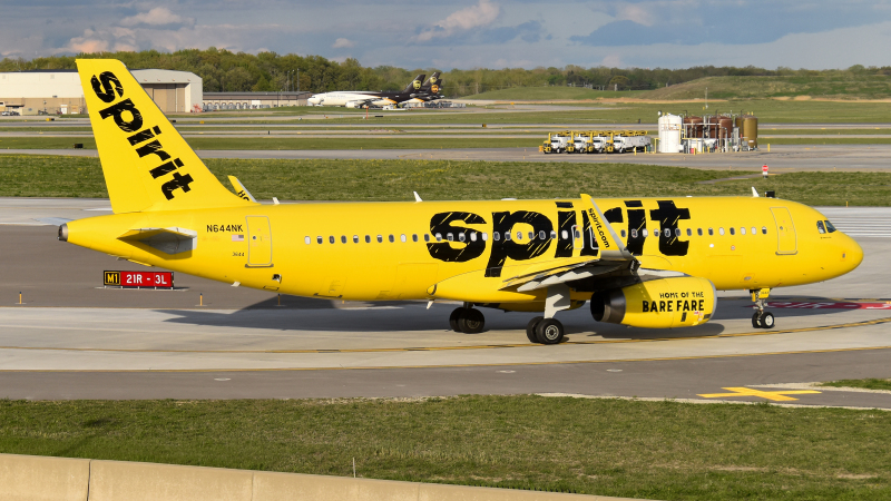 Photo of N644NK - Spirit Airlines Airbus A320 at DTW on AeroXplorer Aviation Database