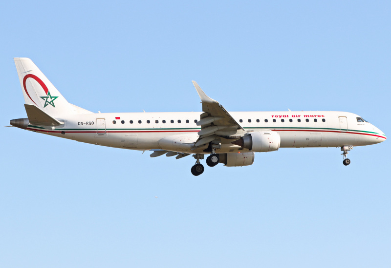 Photo of CN-RGO - Royal Air Maroc  Embraer E190 at LHR on AeroXplorer Aviation Database