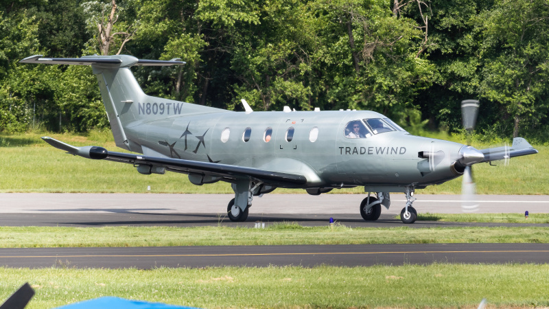 Photo of N809TW - PRIVATE Pilatus PC-12 at CGS  on AeroXplorer Aviation Database