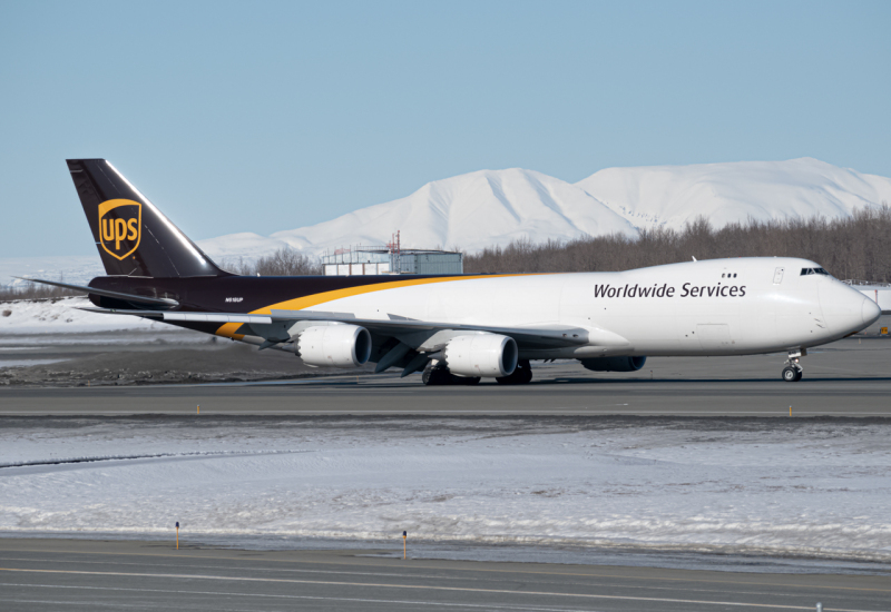 Photo of N618UP - United Parcel Service Boeing 747-8F at ANC on AeroXplorer Aviation Database