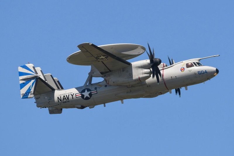 Photo of 169075 - USN - United States Navy E-2D Advanced Hawkeye at ACY on AeroXplorer Aviation Database