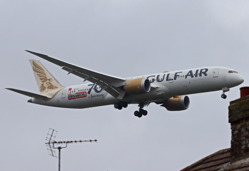 Photo of A9C-FA - Gulf Air Boeing 787-9 at LHR on AeroXplorer Aviation Database