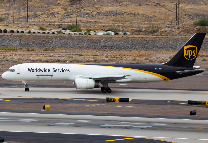 Photo of N471UP - United Parcel Service Boeing 757-200F at PHX on AeroXplorer Aviation Database