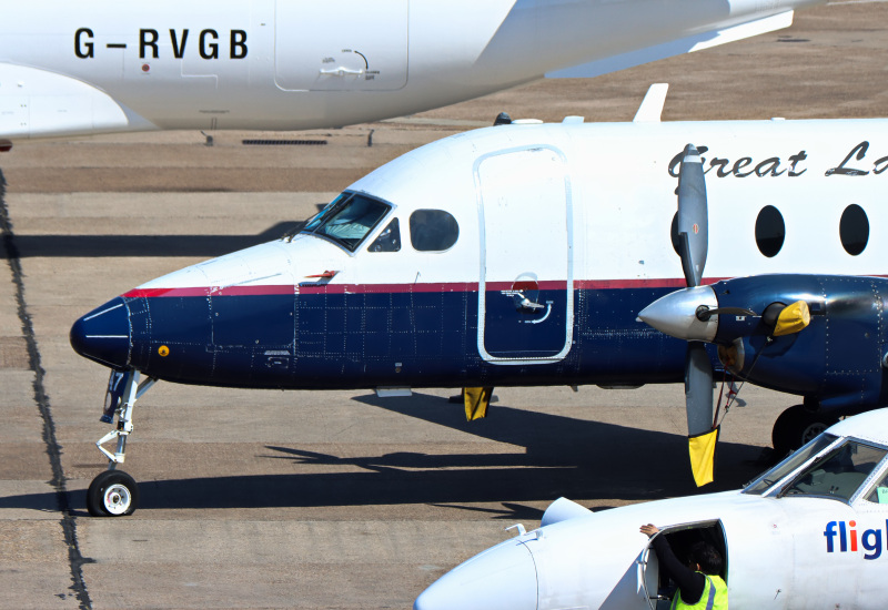 Photo of N247GL - Great Lakes Aviation Beechcraft 1900D at BHX on AeroXplorer Aviation Database