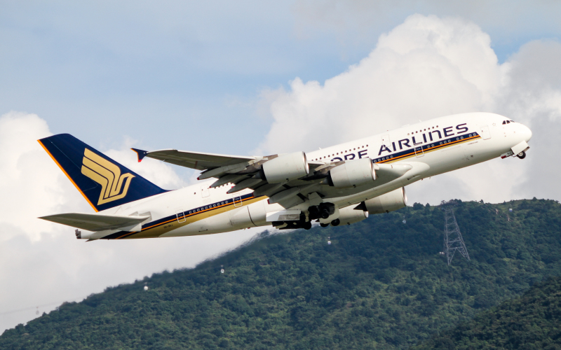 Photo of 9V-SKJ - Singapore Airlines Airbus A380-800 at HKG on AeroXplorer Aviation Database