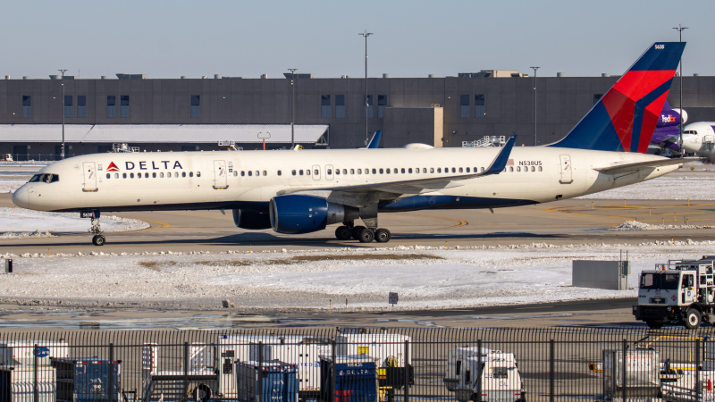 Photo of N538US - Delta Airlines Boeing 757-200 at IND on AeroXplorer Aviation Database