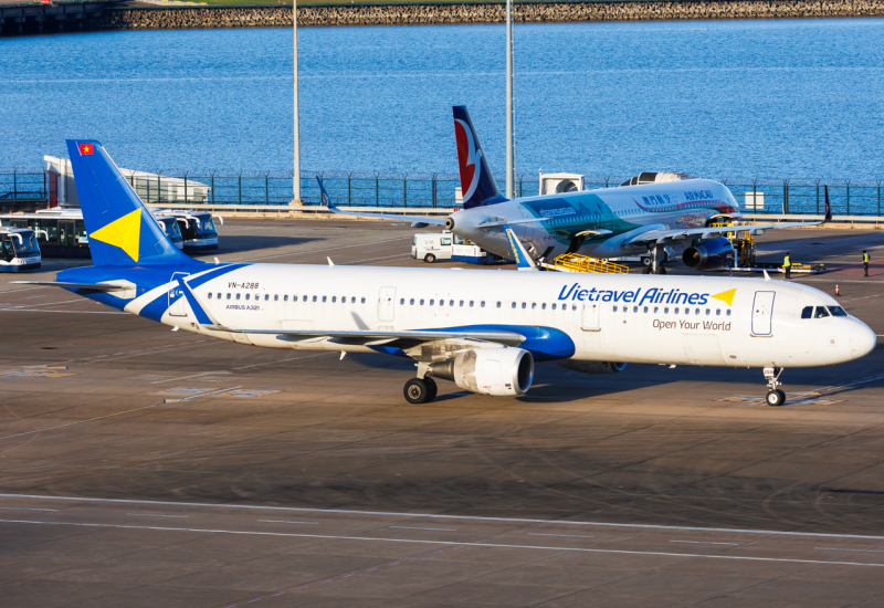 Photo of VN-A288 - Vietravel Airlines Airbus A321-200 at MFM on AeroXplorer Aviation Database